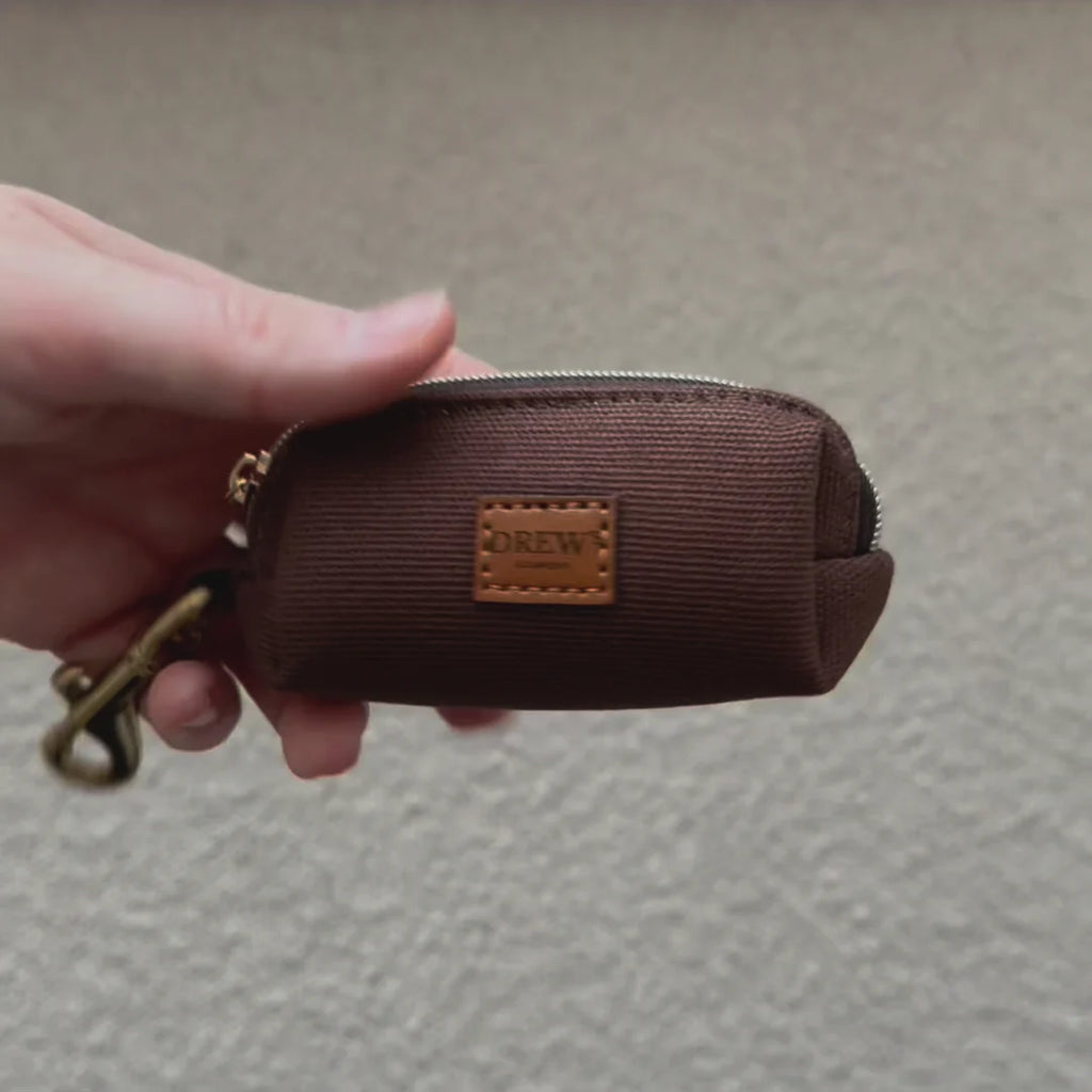 Drew's Dogwear Kotbeutelspender Espresso Brown