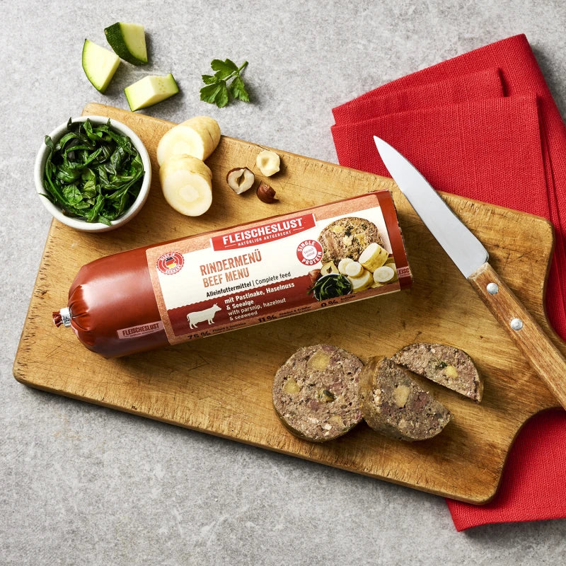 Fleischeslust Wet Food Menu Beef