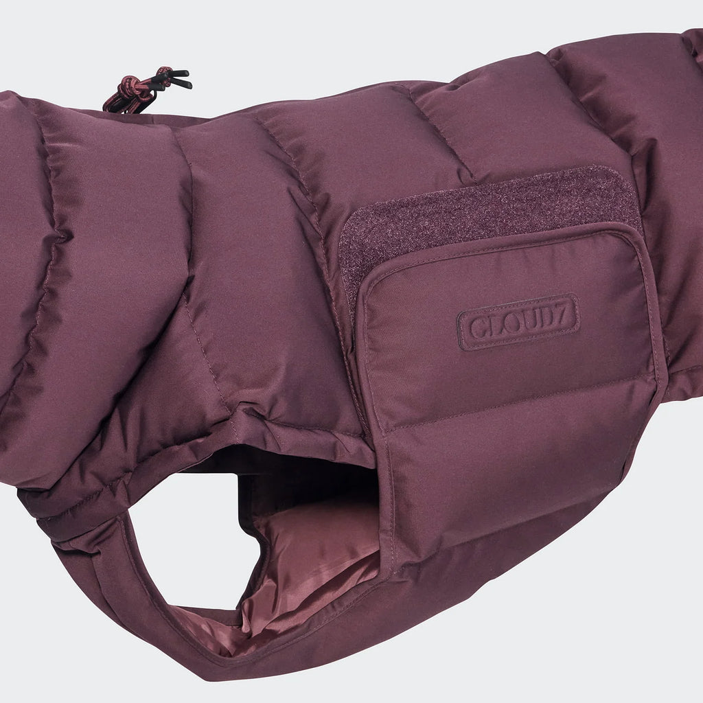 CLOUD7 Hundemantel Alaska Dark Aubergine