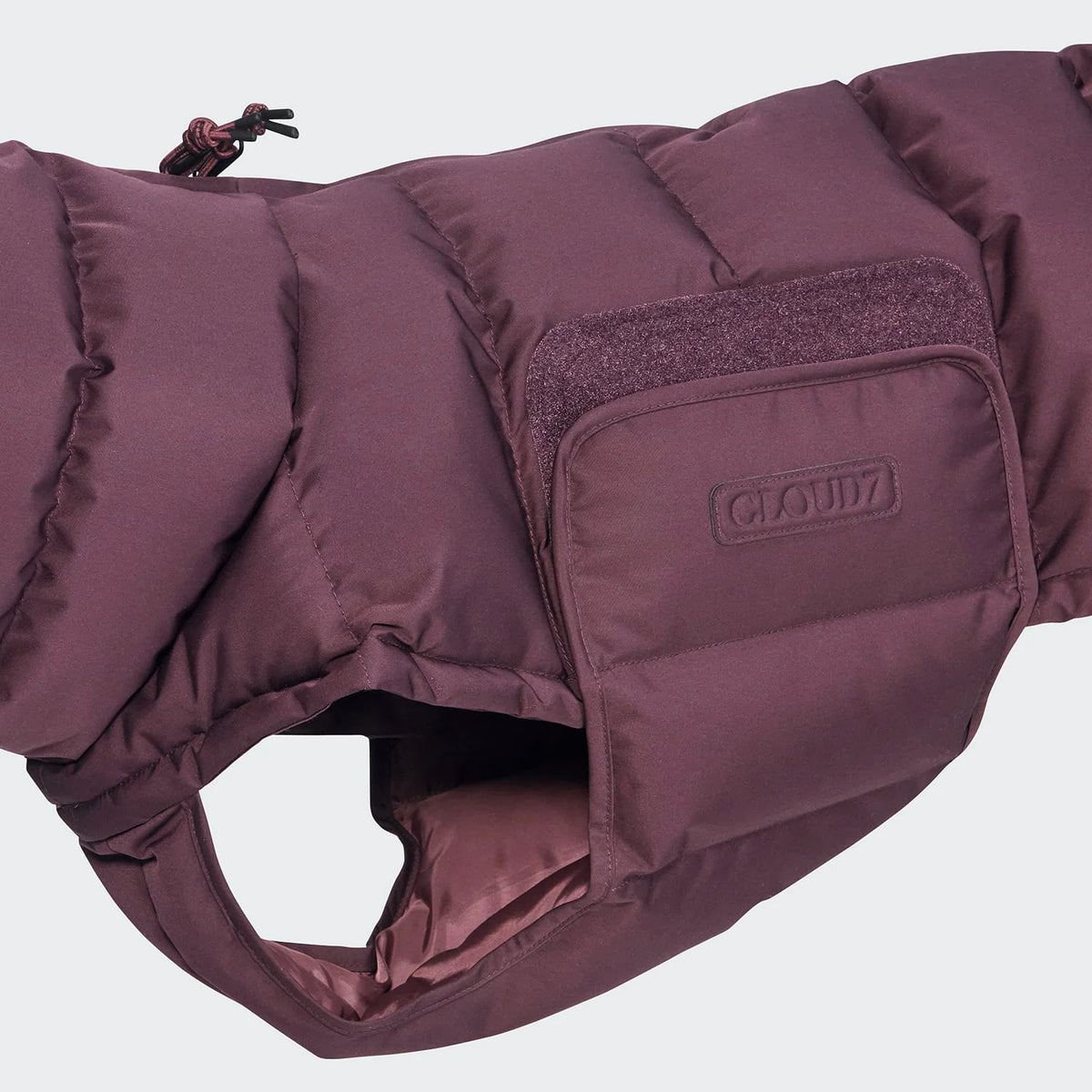 CLOUD7 Hundemantel Alaska Dark Aubergine