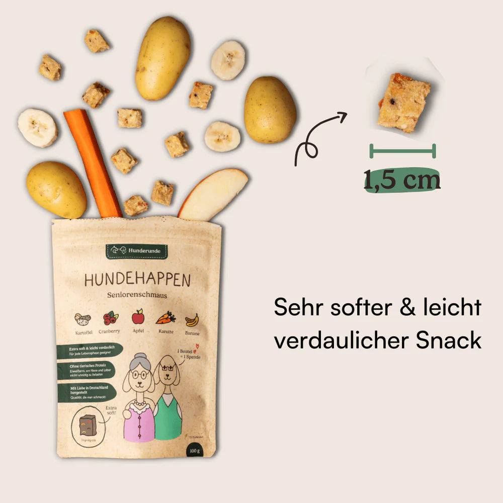Hunderunde Leckerli Seniorenschmaus