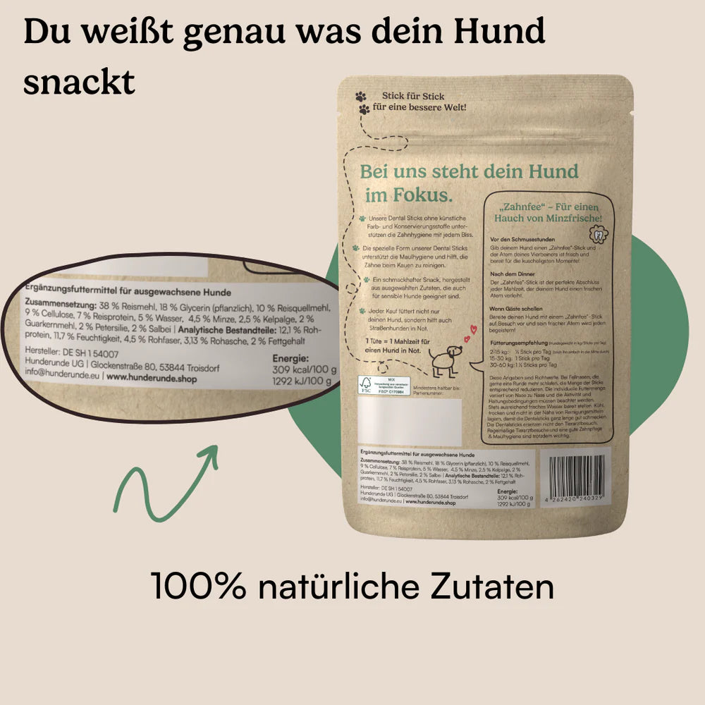 Hunderunde Dental Sticks Tooth Fairy