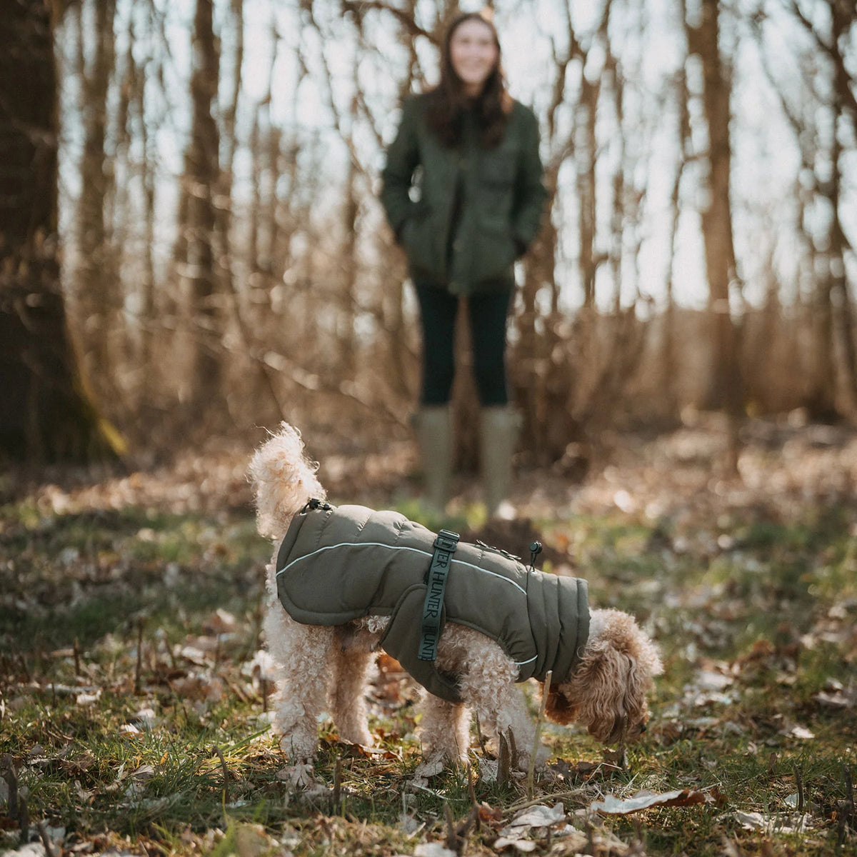 Hunter Hundemantel Paxson Oliv
