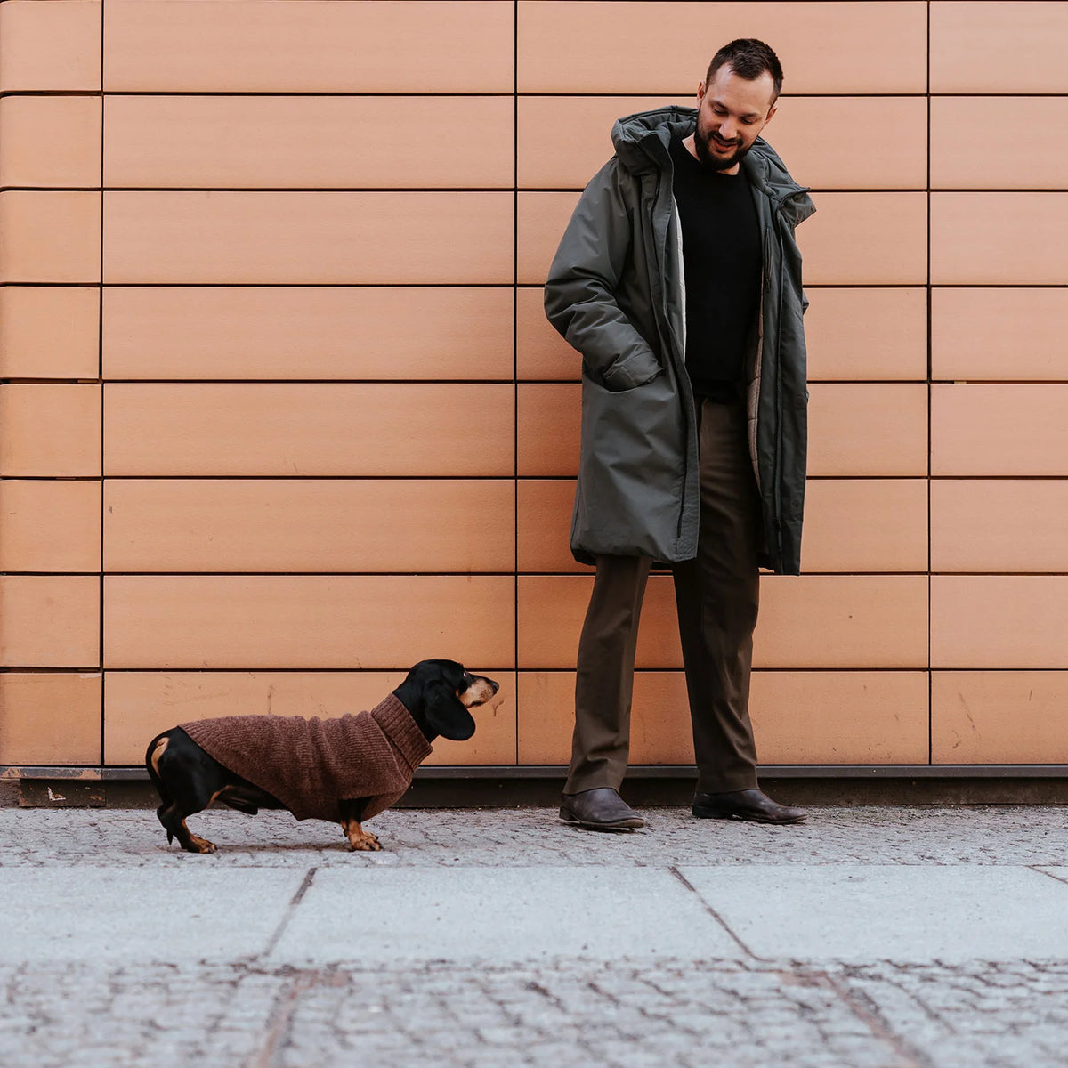 Hunter Hundepullover Birka Braun