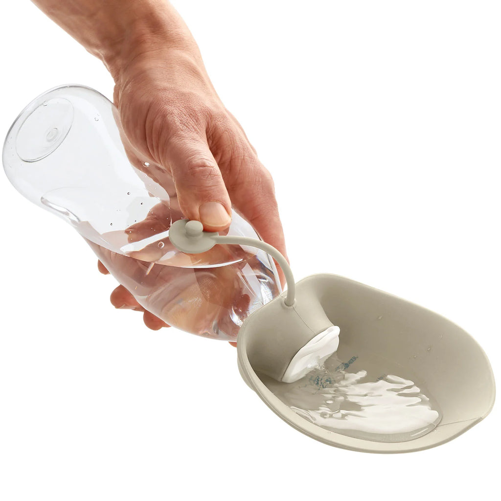 Hunter Trinkflasche List mit Napf Beige