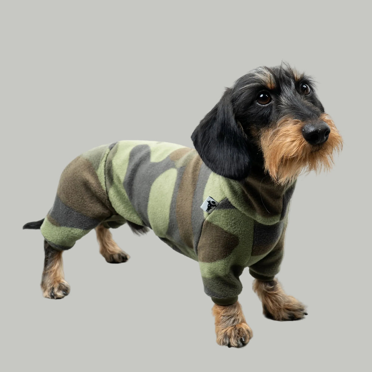 Karma Hund Fleece Overall DACKEL Camouflage