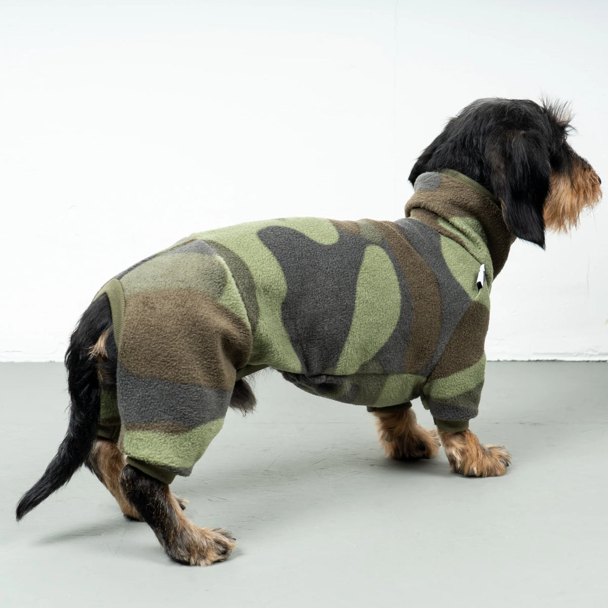 Karma Hund Fleece Overall DACKEL Camouflage