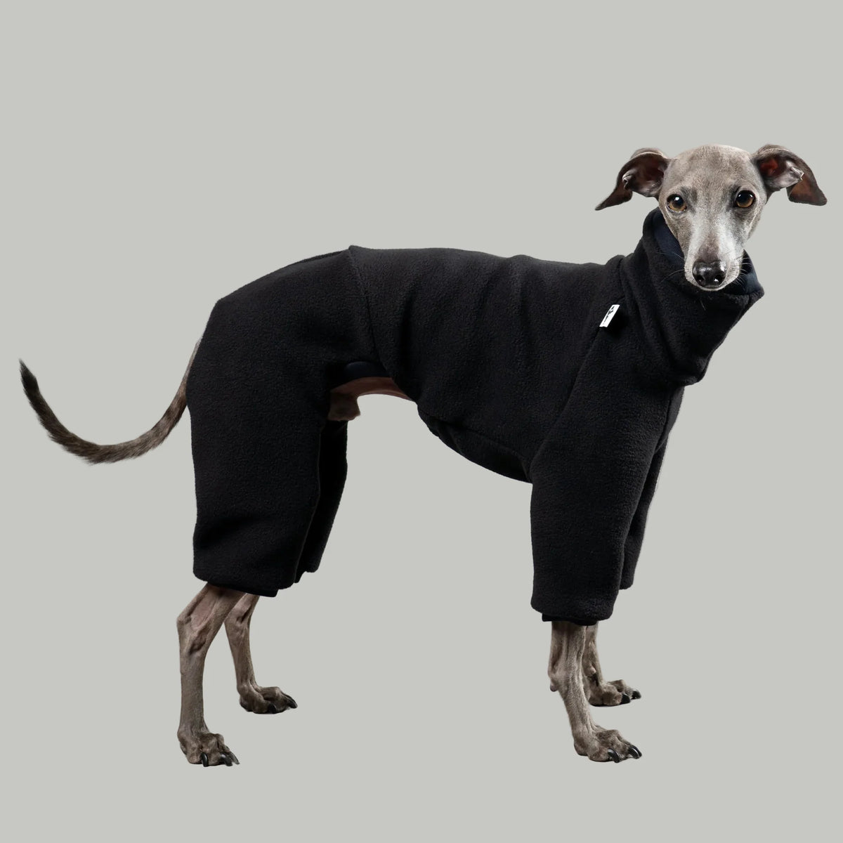 Karma Hund Fleece Overall WINDSPIEL Schwarz