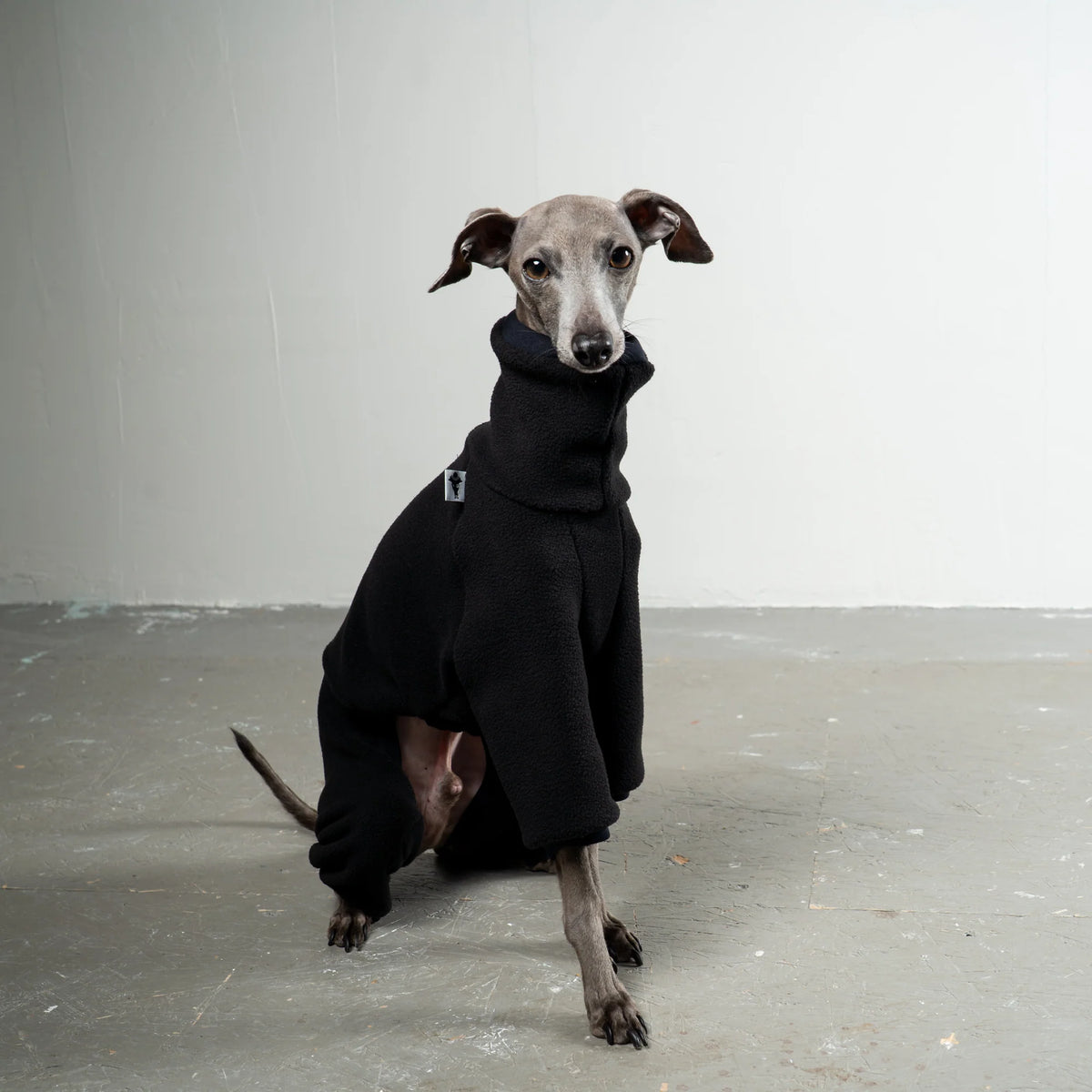 Karma Hund Fleece Overall WINDSPIEL Schwarz