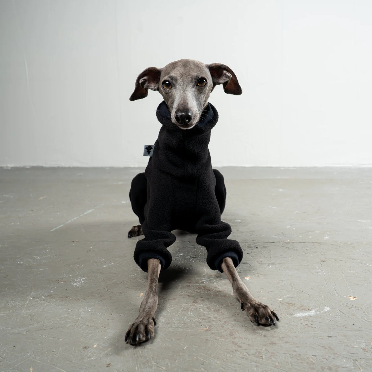 Karma Hund Fleece Overall WINDSPIEL Schwarz