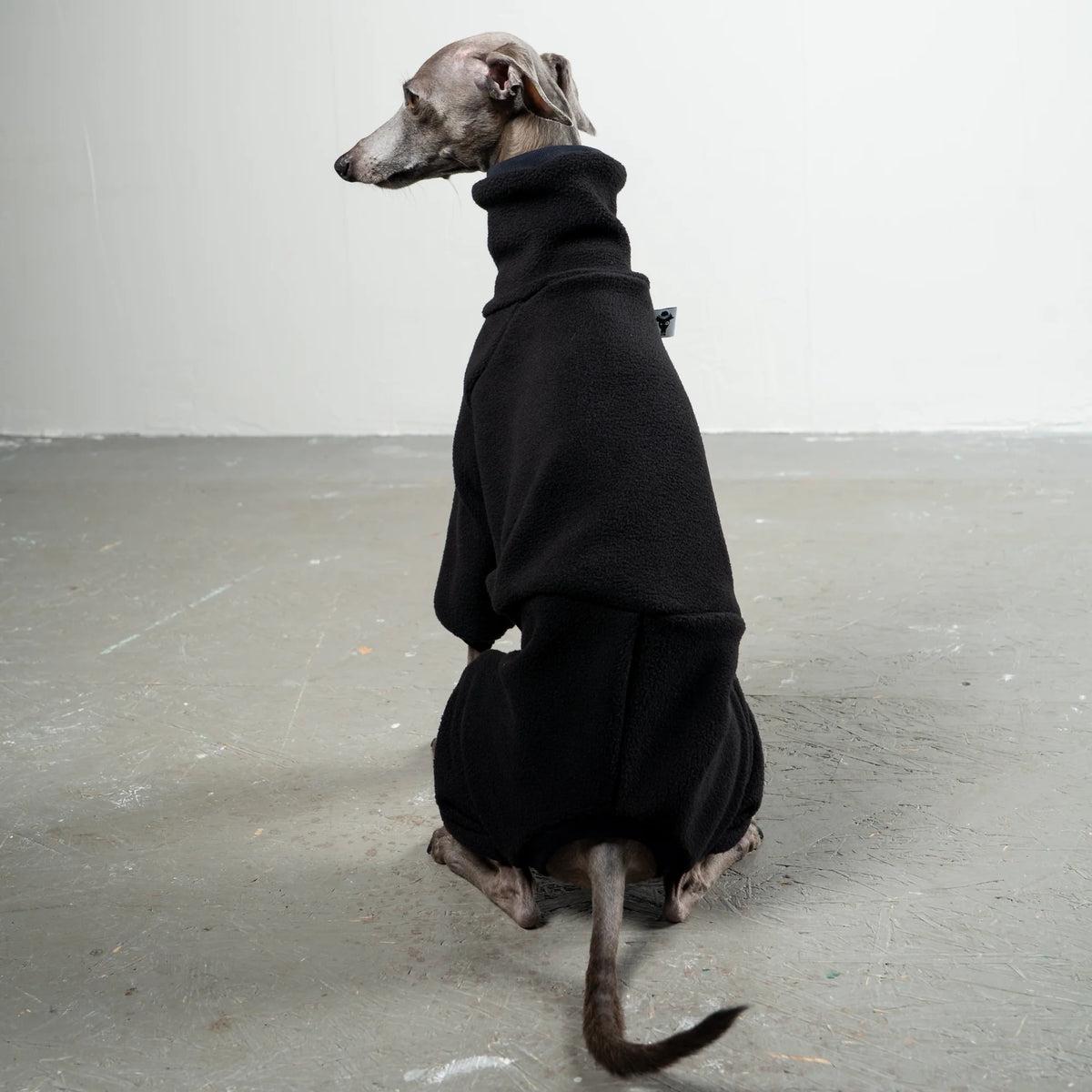 Karma Hund Fleece Overall WINDSPIEL Schwarz