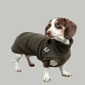 Karma Hund Fleece Shirt DACKEL Olivgrün