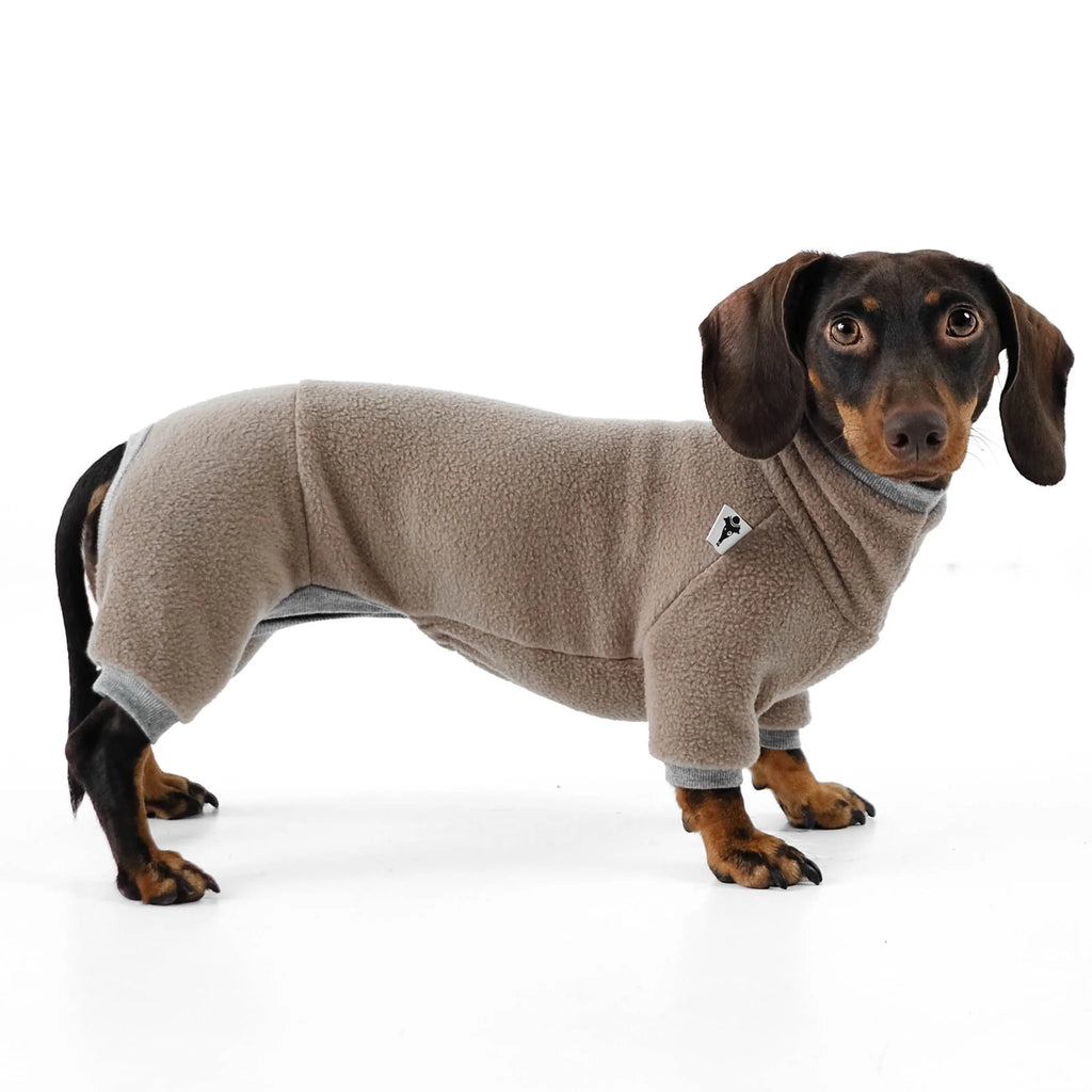 Karma Hund Overall DACKEL Taupe