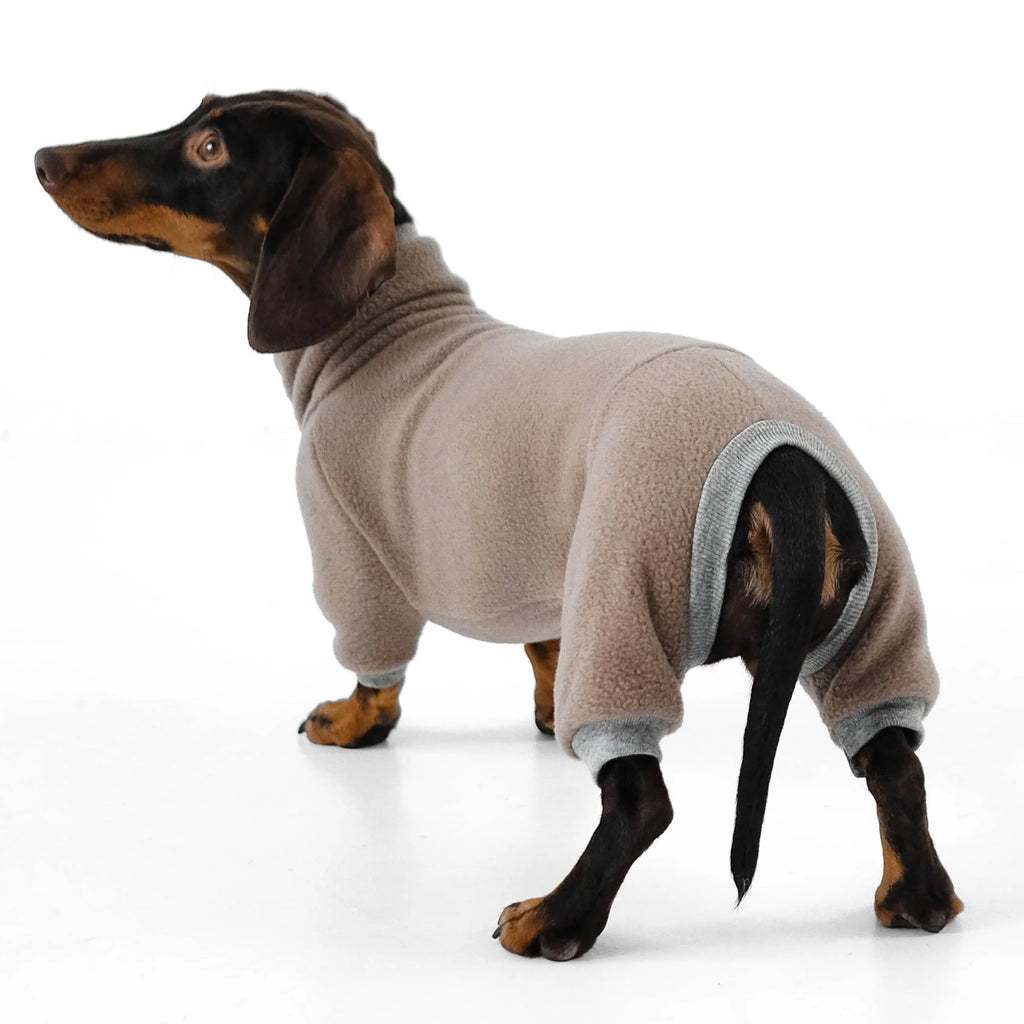Karma Hund Overall DACKEL Taupe