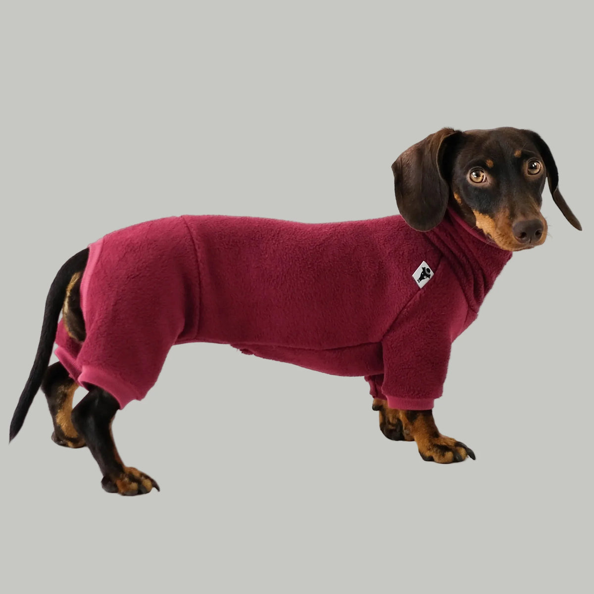 Karma Hund Overall DACKEL Weinrot