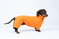 Karma Hund Fleece Overall DACKEL Orange