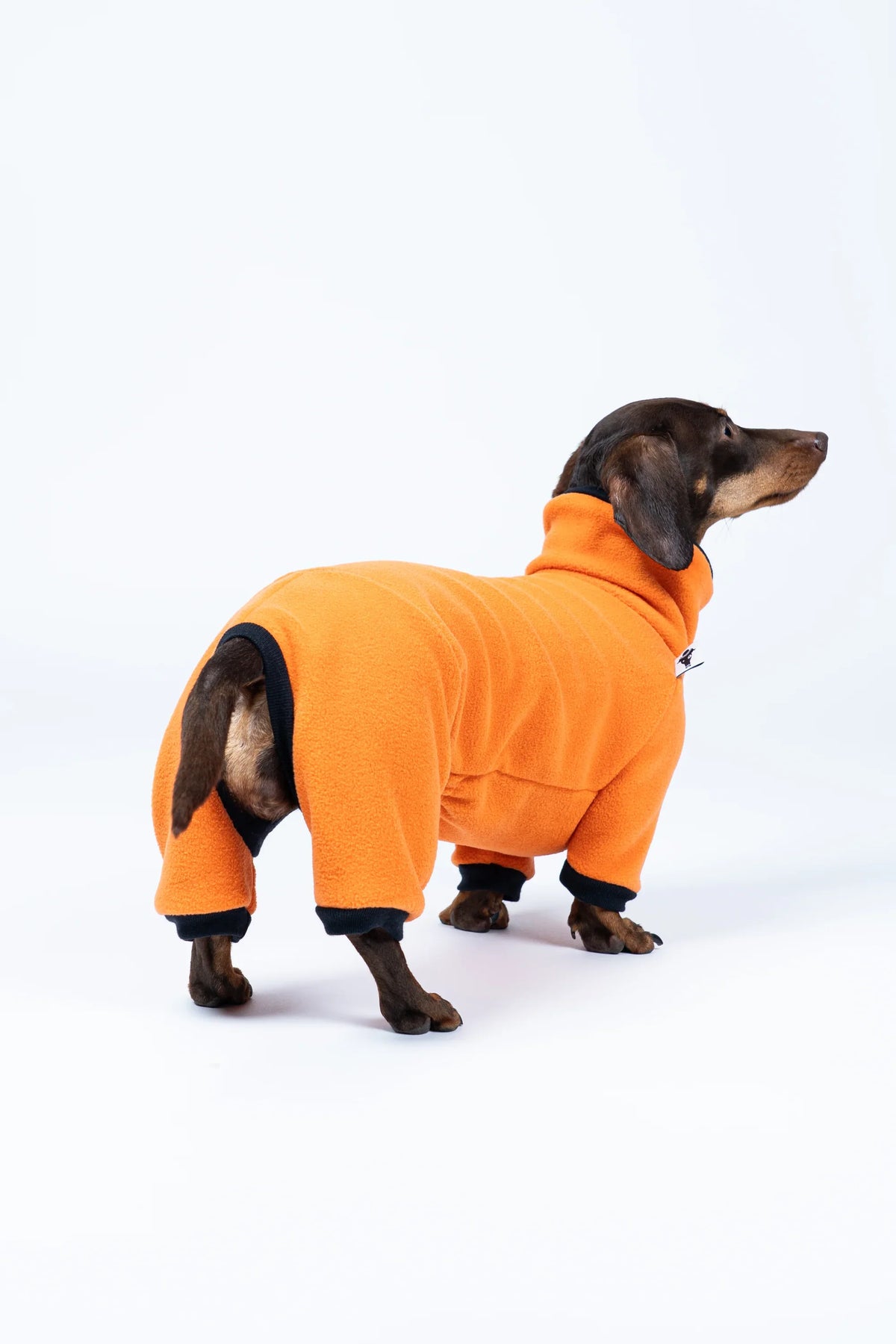 Karma Hund Fleece Overall DACKEL Orange
