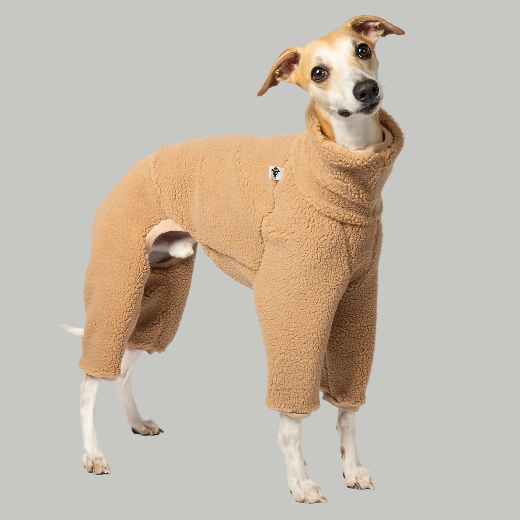 Karma Dog Overall GREYHOUND Camel Teddy