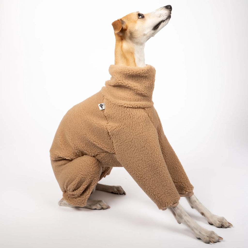 Karma Dog Overall GREYHOUND Camel Teddy
