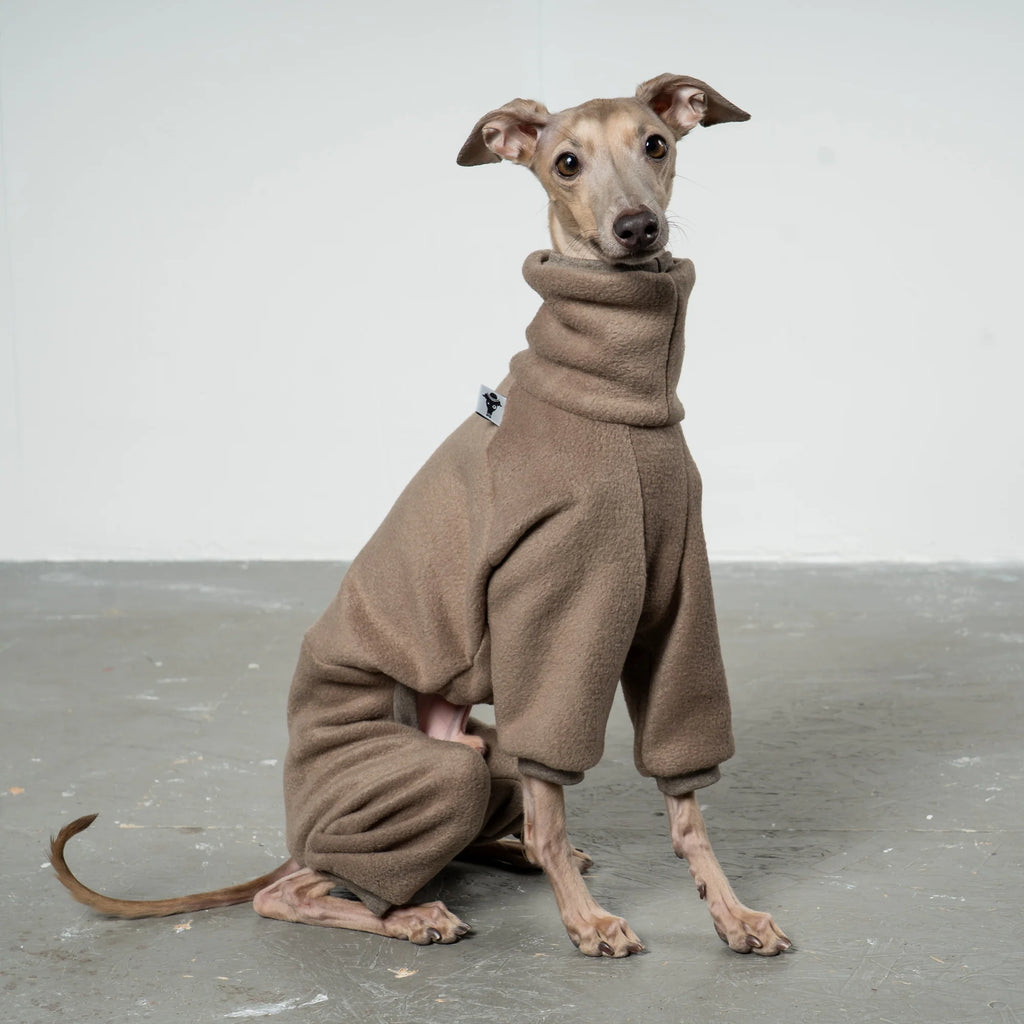 Karma Hund Fleece Overall WINDSPIEL Taupe