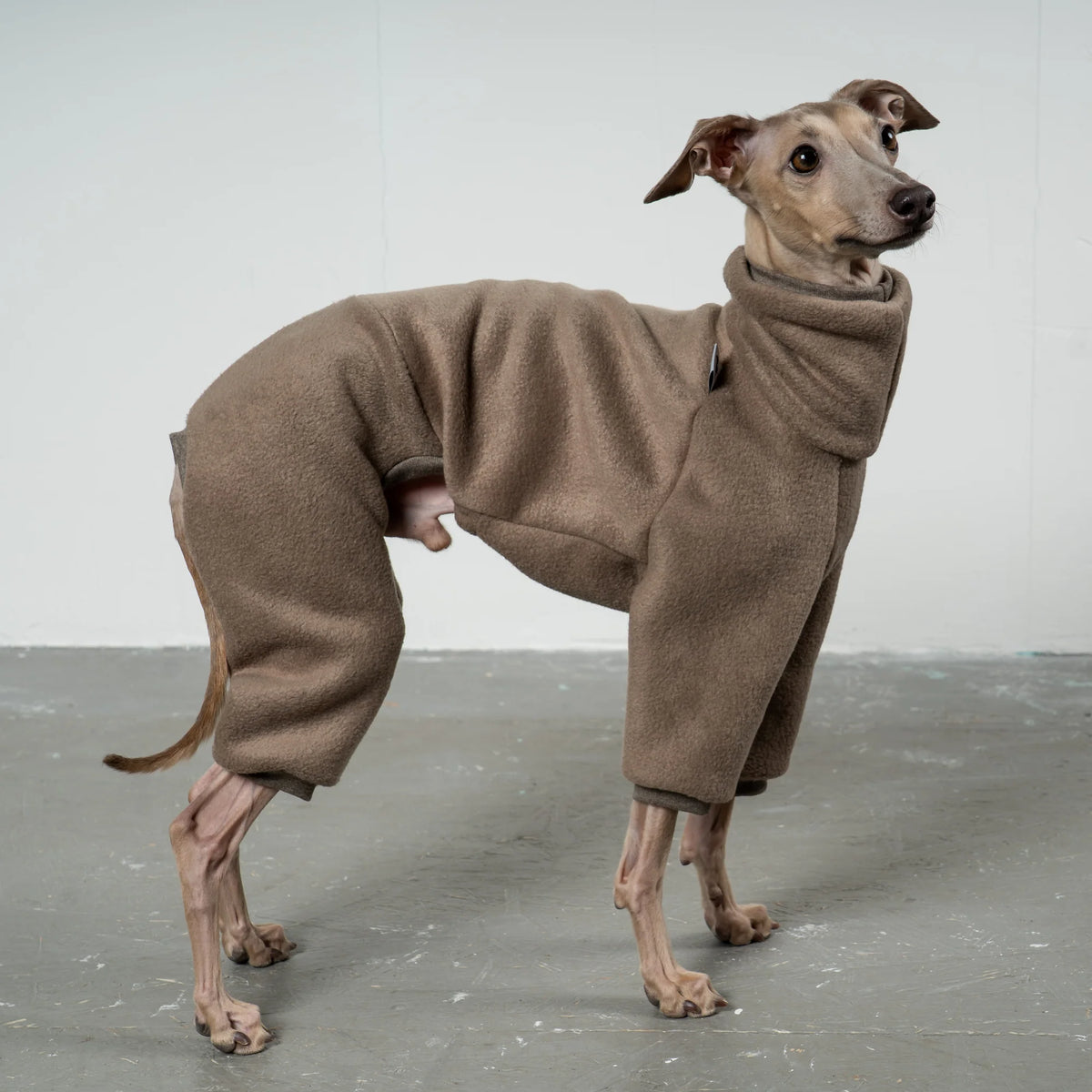 Karma Hund Fleece Overall WINDSPIEL Taupe