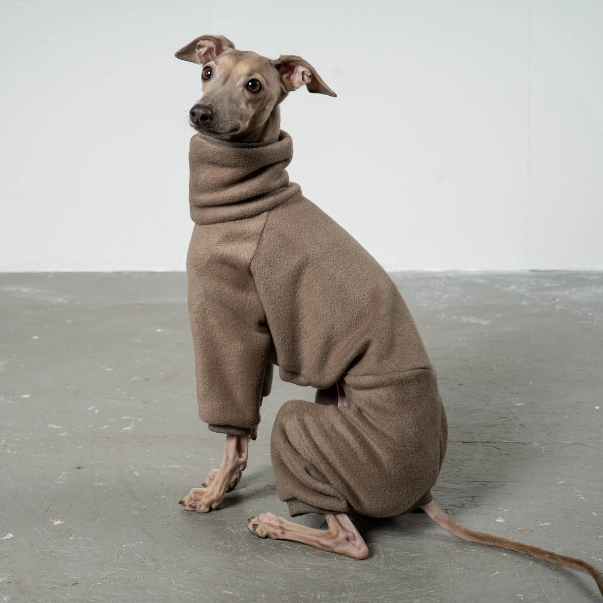 Karma Hund Fleece Overall WINDSPIEL Taupe