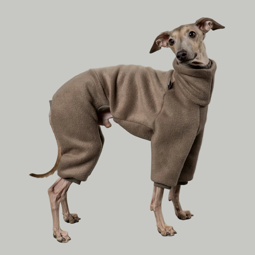Karma Hund Fleece Overall WINDSPIEL Taupe