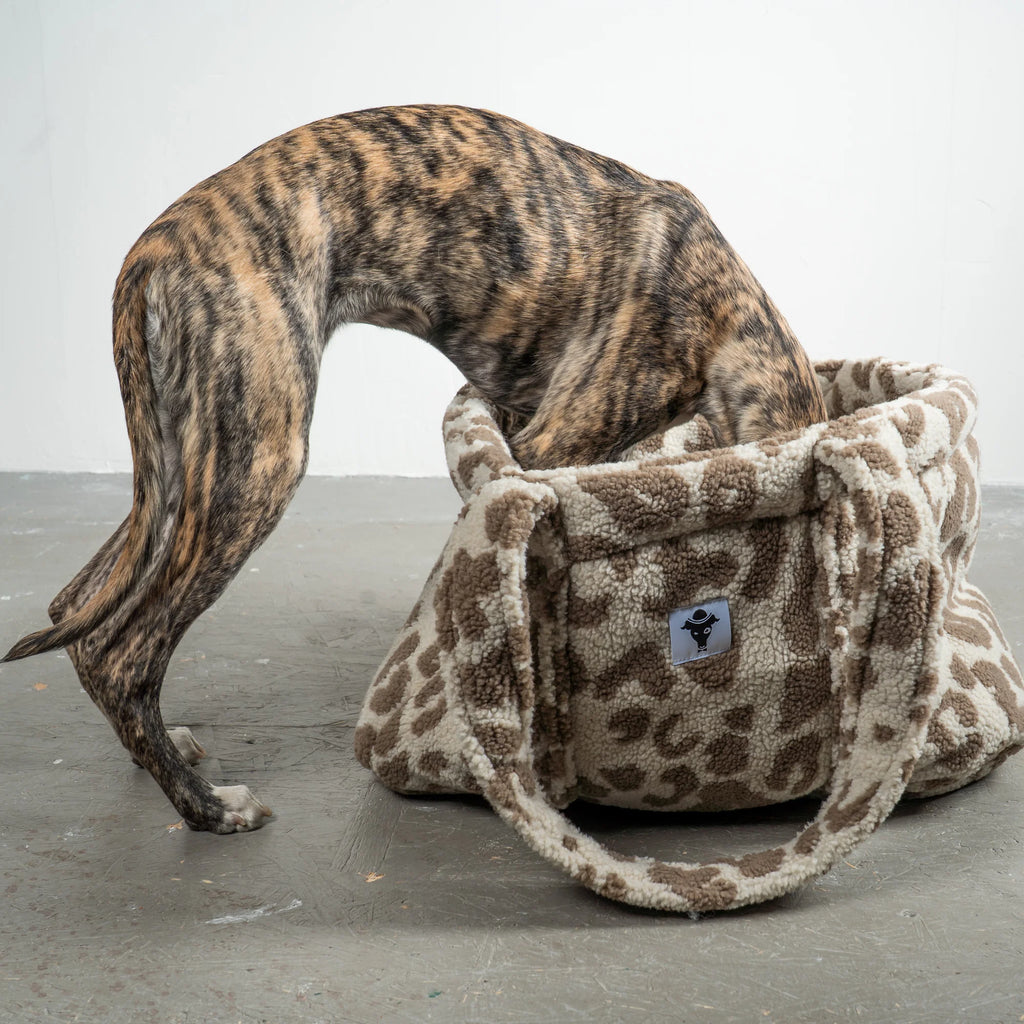 Karma Hund Shopper Leo Taupe Teddy