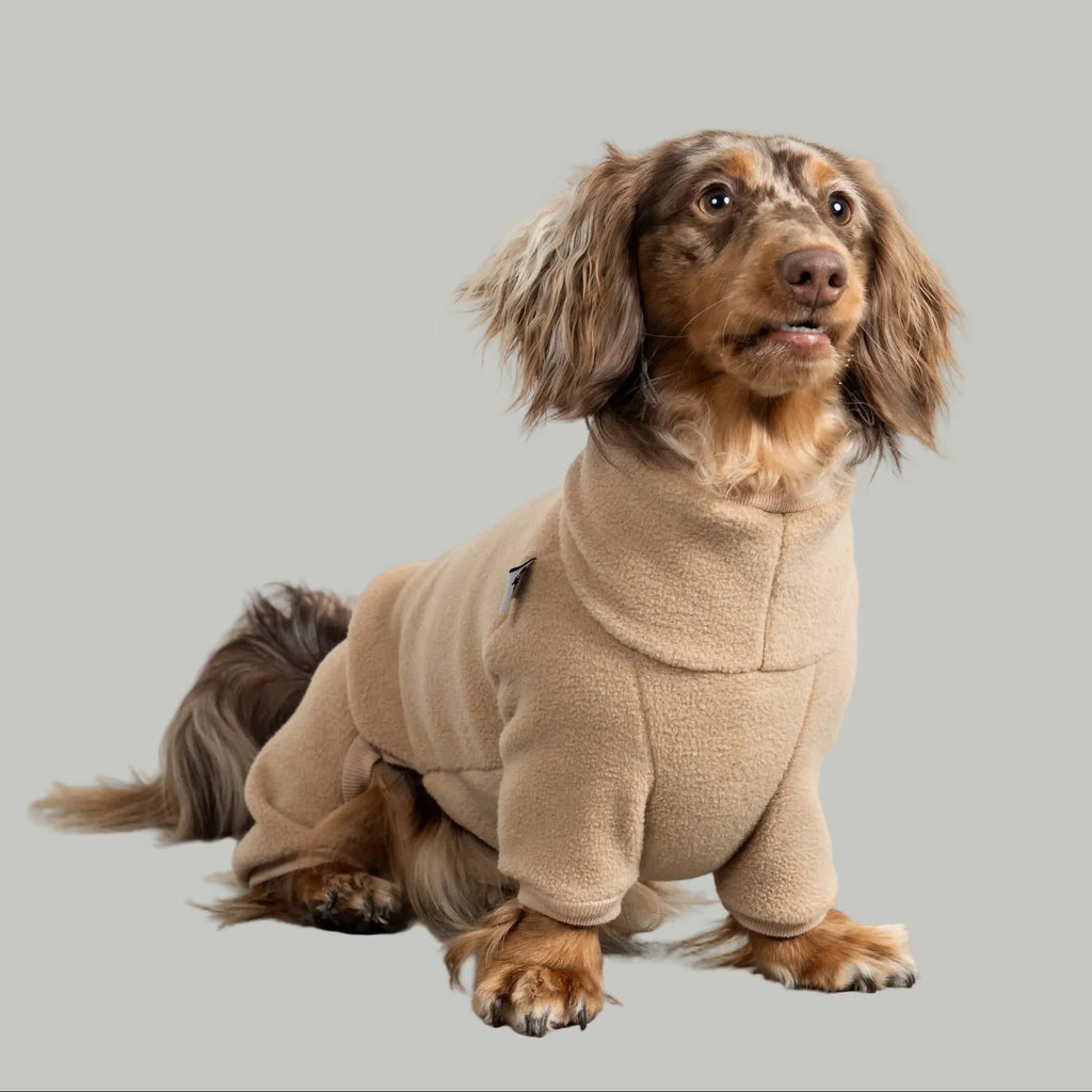 Karma Dog Overall DACHSHUND Camel