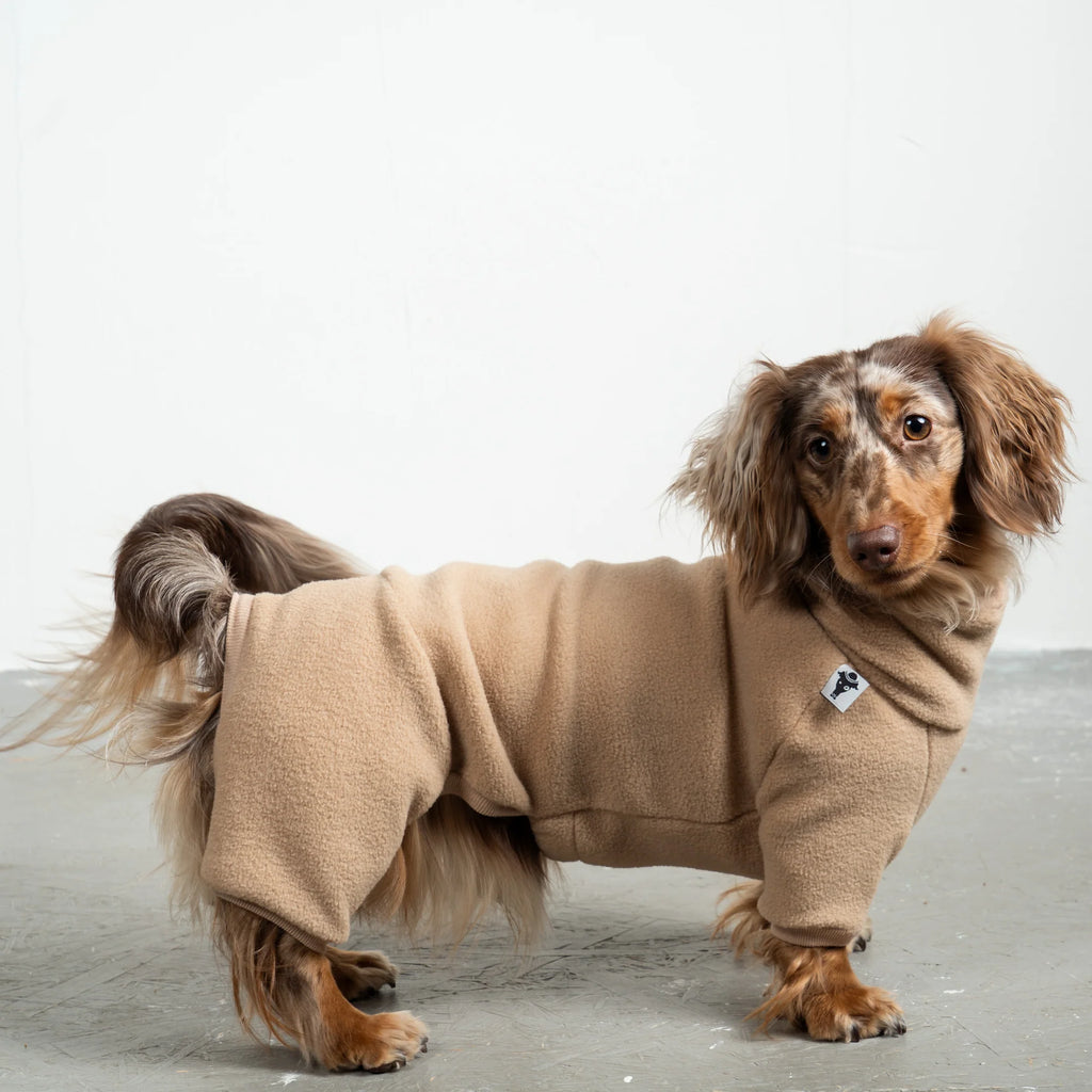 Karma Dog Overall DACHSHUND Camel