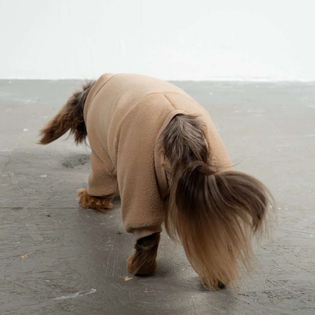 Karma Dog Overall DACHSHUND Camel
