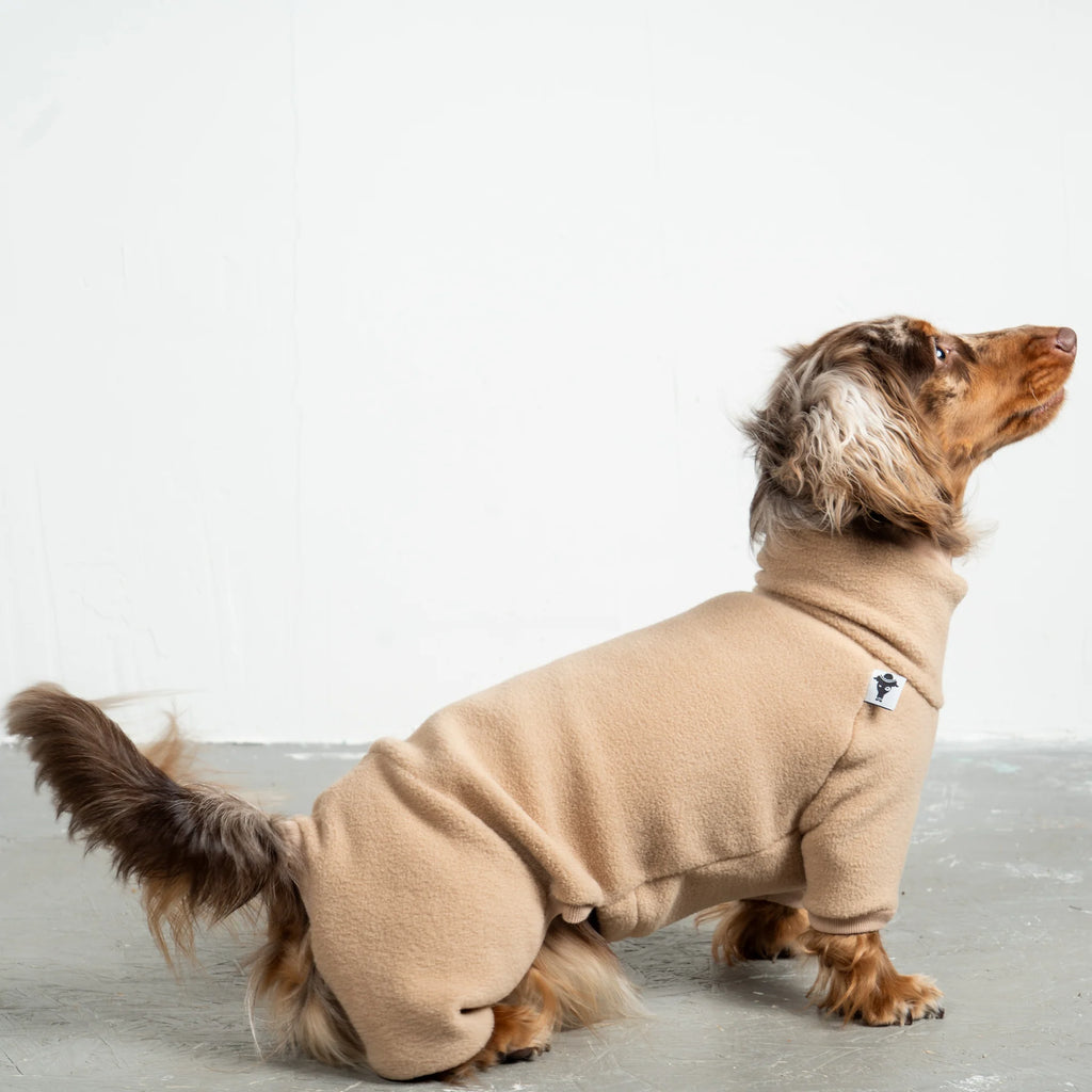Karma Dog Overall DACHSHUND Camel
