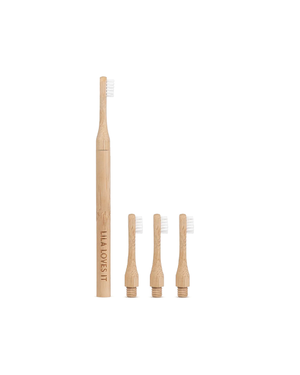 LILA LOVES IT Bamboo Toothbrush (with replaceable heads)