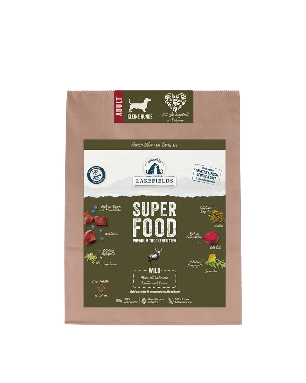 Lakefields Trockenfuttermenü Superfood Wild