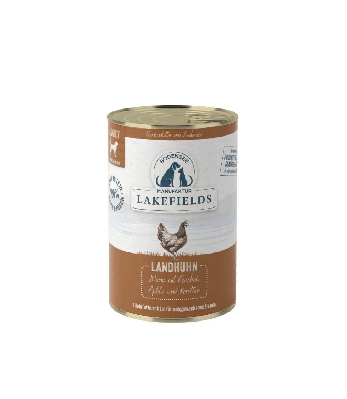 Lakefields Nassfuttermenü Landhuhn