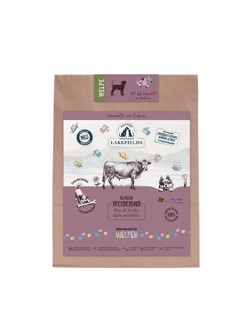 Lakefields Dry Food Menu Beef for PUPPIES