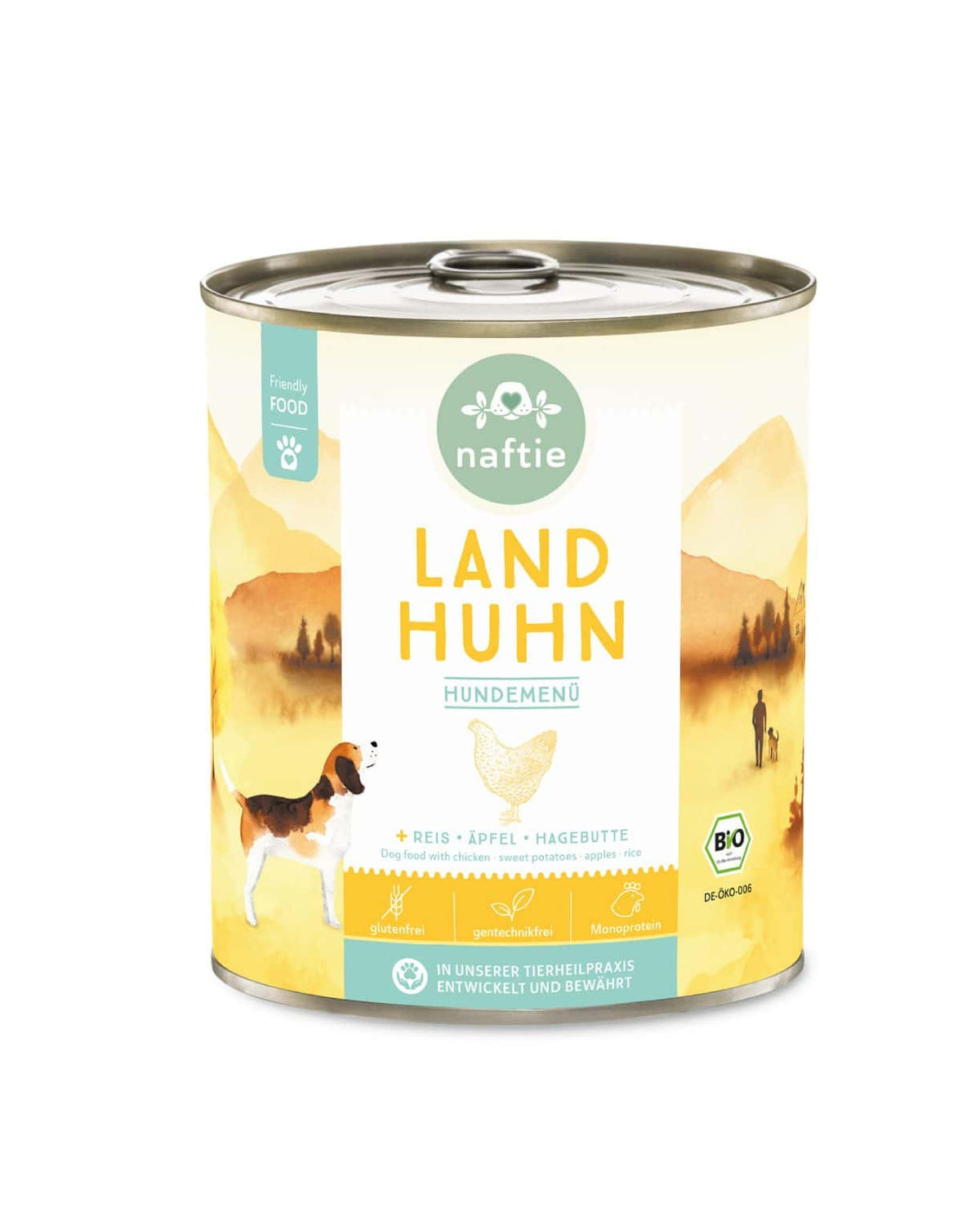 Naftie Nassfuttermenü Bio Land Huhn