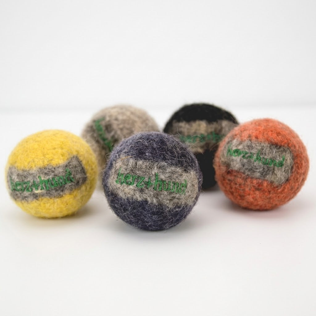 Herz&Hund Bio Wollfilz Ball