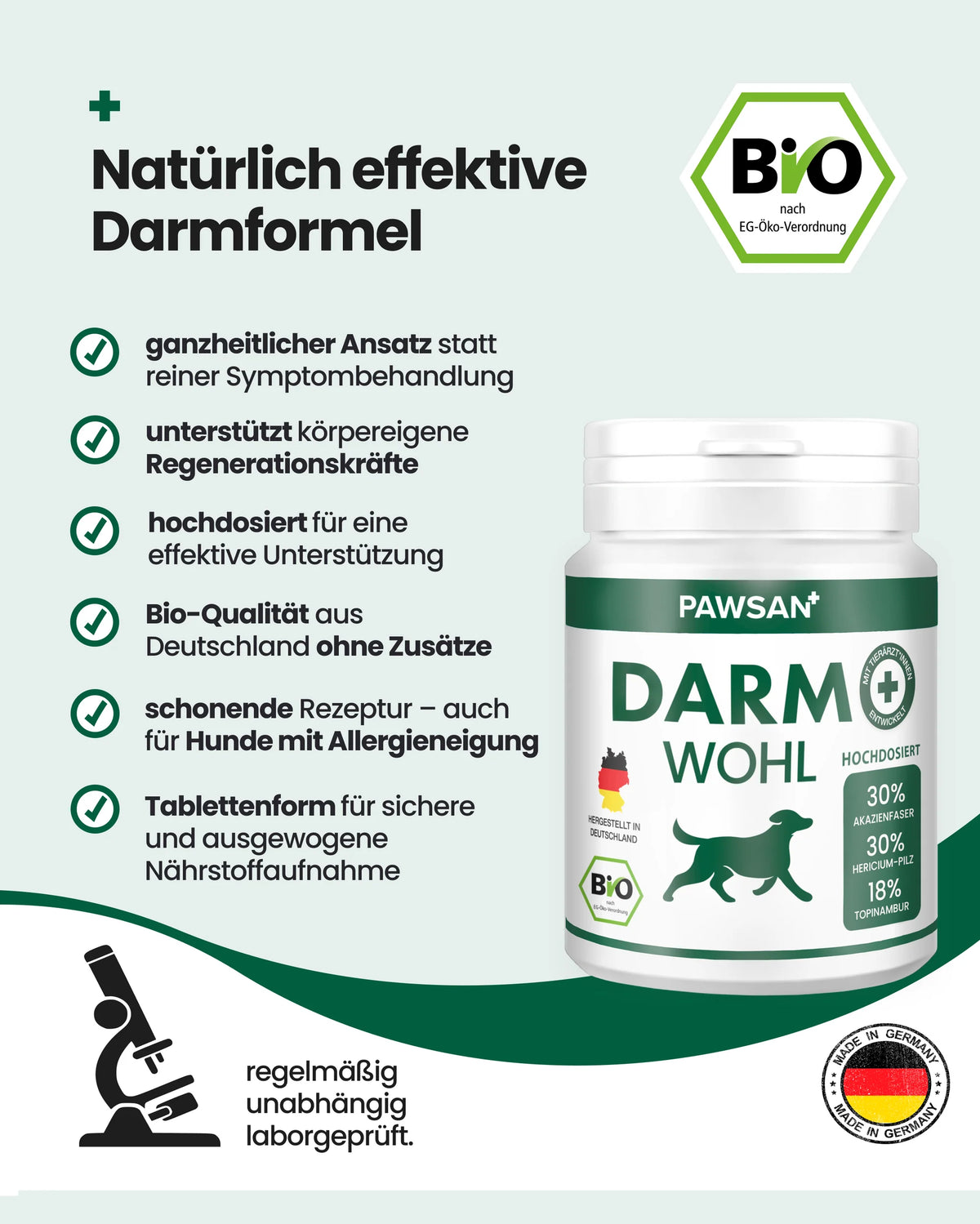 PAWSAN Bio Darmtabletten