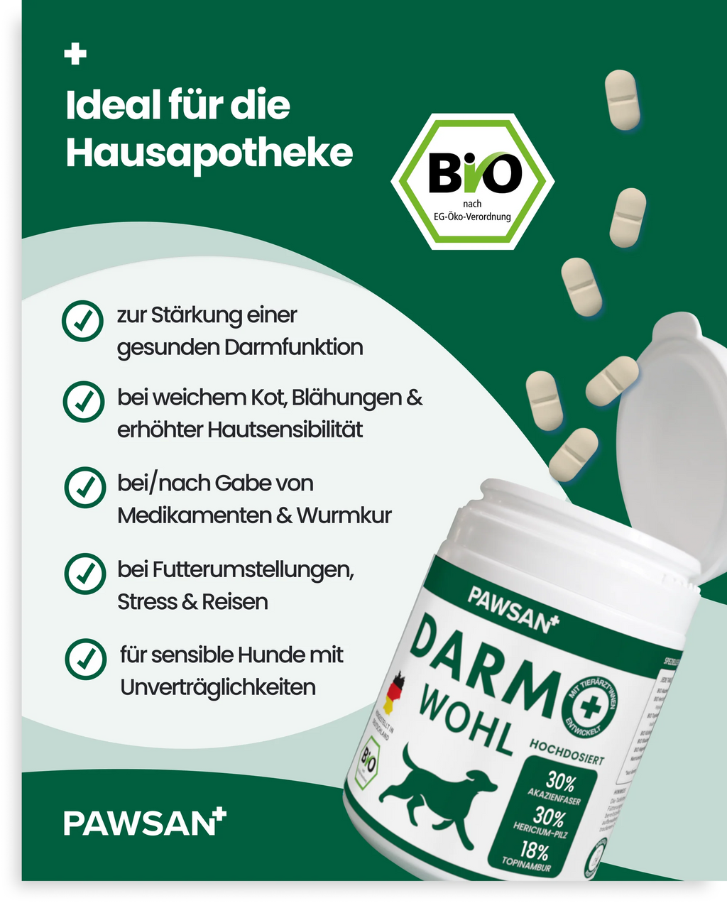 PAWSAN Bio Intestinal Tablets