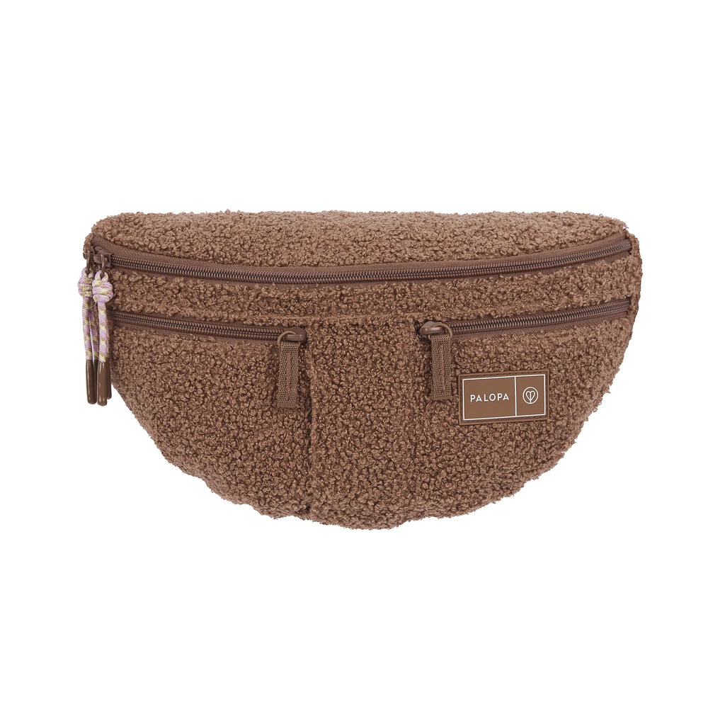 Palopa Fanny Pack Emma Teddy Fleece Brown