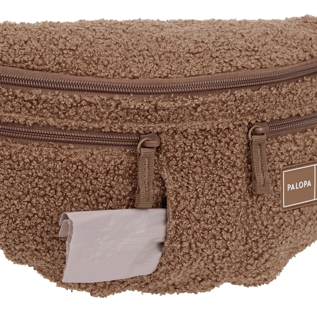 Palopa Fanny Pack Emma Teddy Fleece Brown