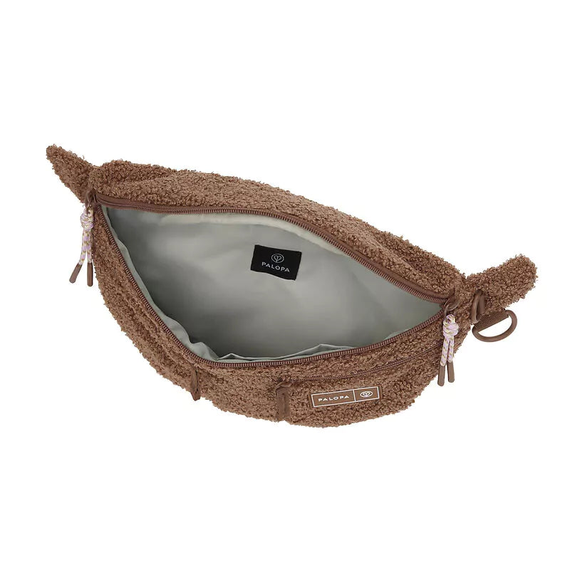 Palopa Bauchtasche Emma Teddy Fleece Mokka