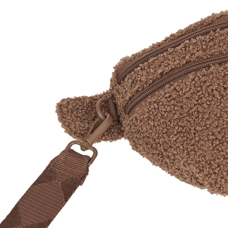 Palopa Bauchtasche Emma Teddy Fleece Mokka