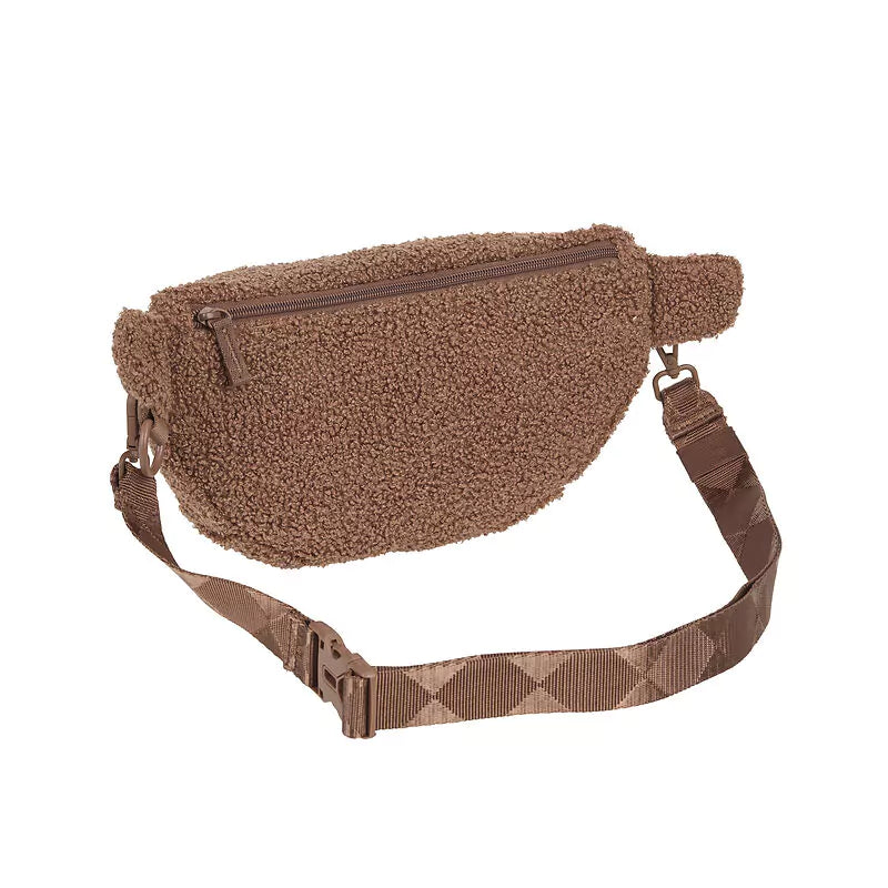 Palopa Bauchtasche Emma Teddy Fleece Mokka