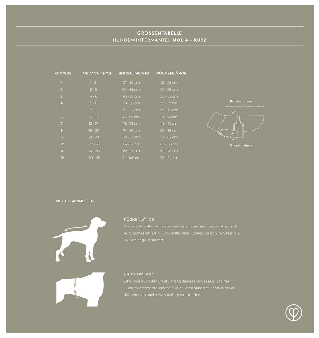 Palopa Hundemantel Nolia Taupe (Kurz)