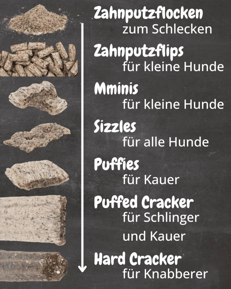 QCHEFS Zahnputzflocken