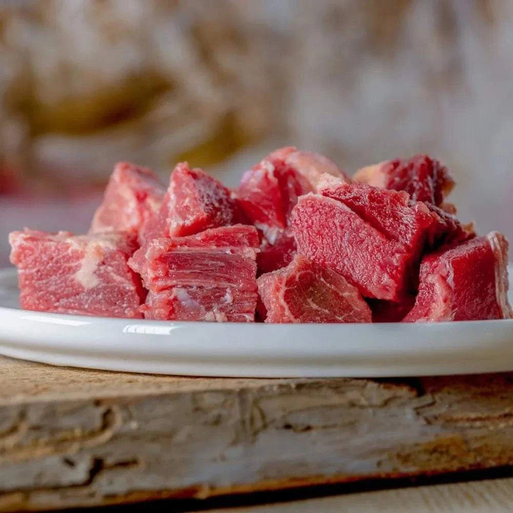 Barfgold Rohfleisch Rindermuskelfleisch durchwachsen gewolft (Mitte)