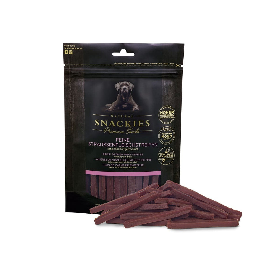 SNACKIES Straussenfleischstreifen