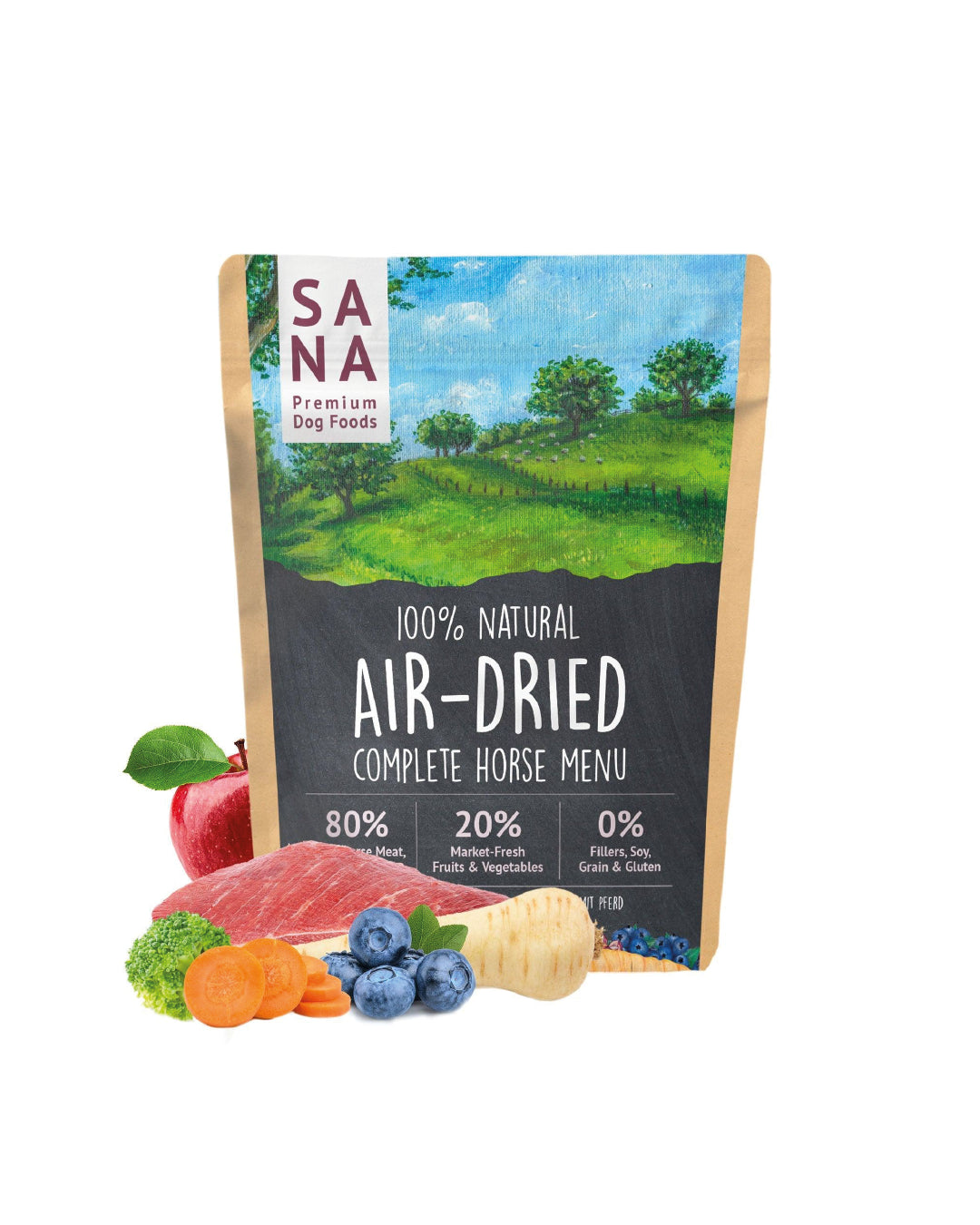 Sanadog Dried BARF Horse Menu